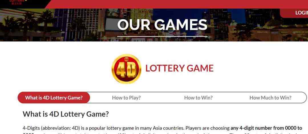 GD Lotto cung cấp nhiều trò chơi cá cược ra thị trường